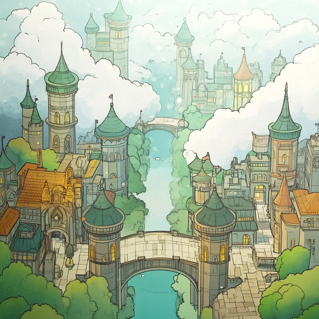 sref 761 | a city