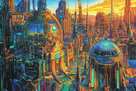 sref 771 | a city