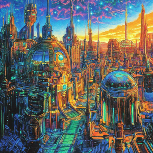sref 771 | a city