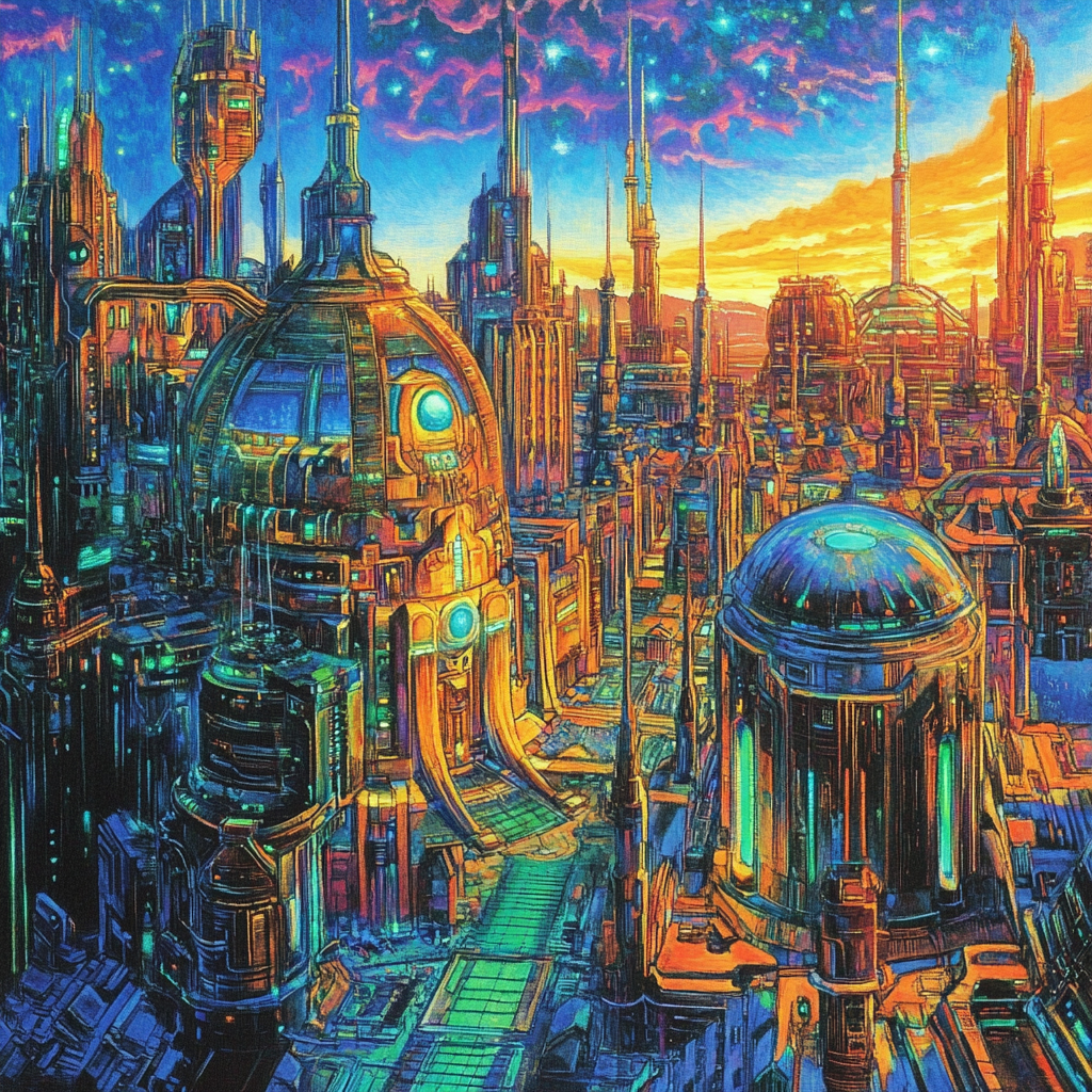 sref 771 | a city