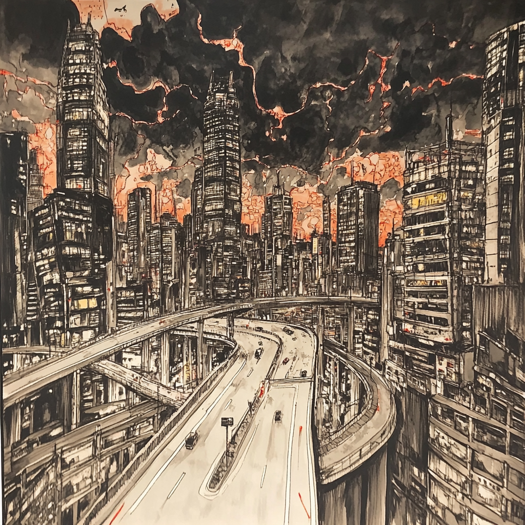 sref 774 | a city