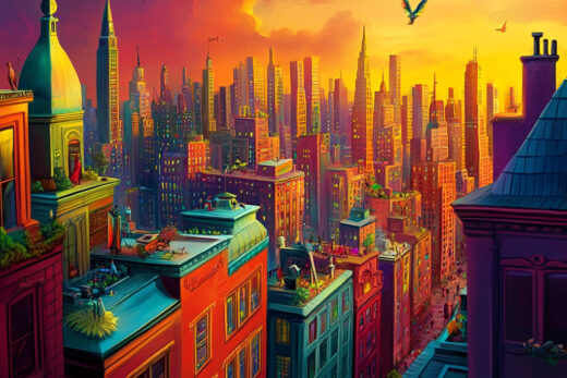 sref 778 | a city