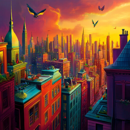 sref 778 | a city