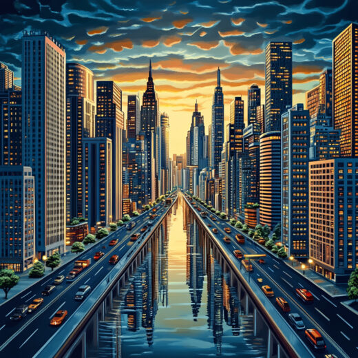 sref 780 | a city