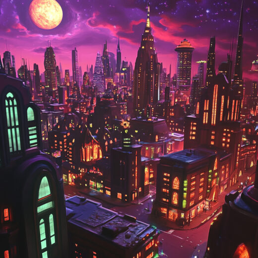 sref 7 | a city