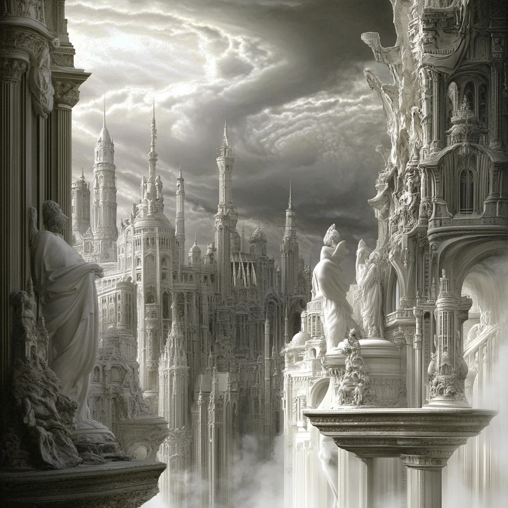 sref 804 | a city
