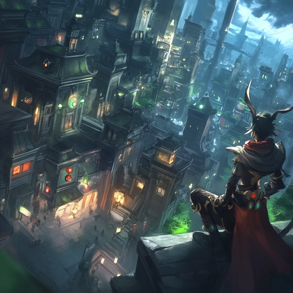 sref 815 | a city
