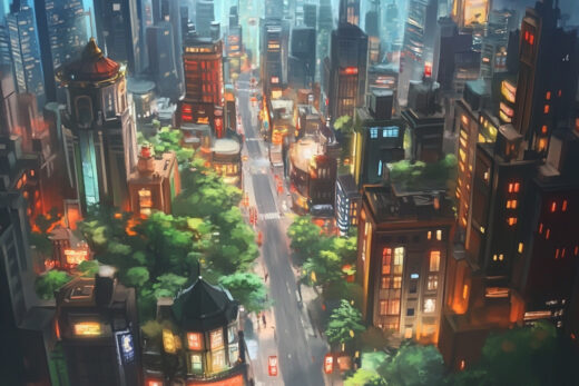 sref 815 | a city