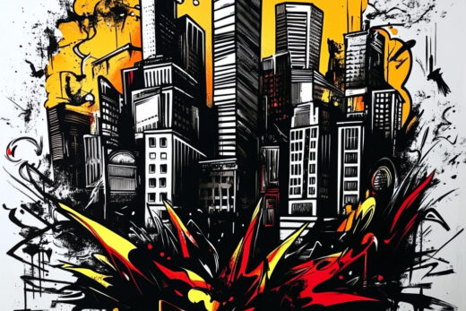 sref 821 | a city