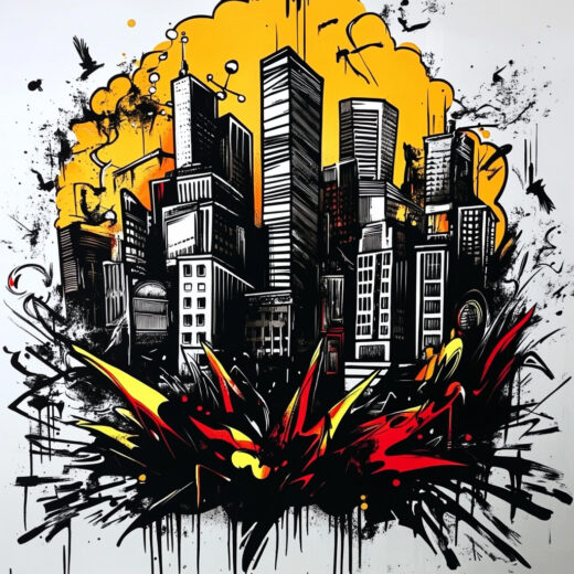 sref 821 | a city