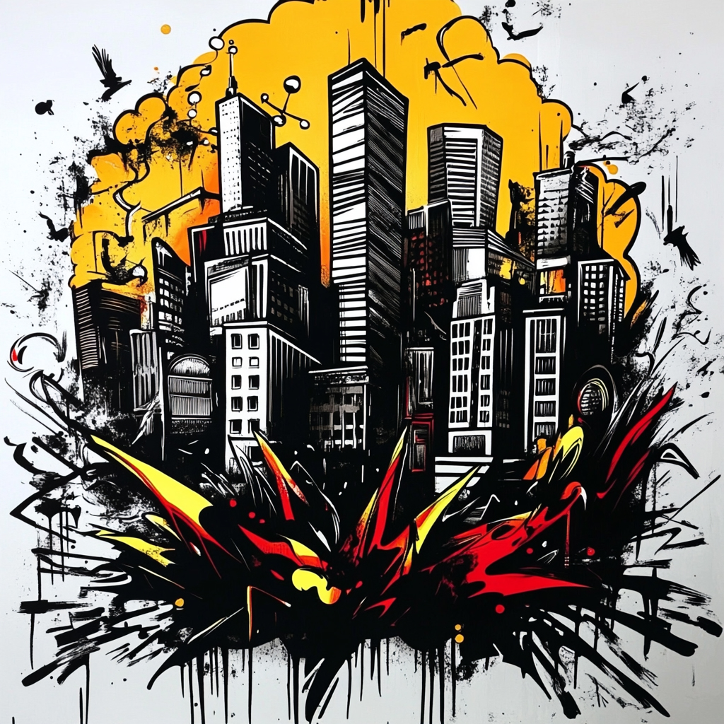 sref 821 | a city