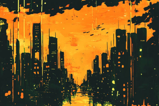 sref 830 | a city