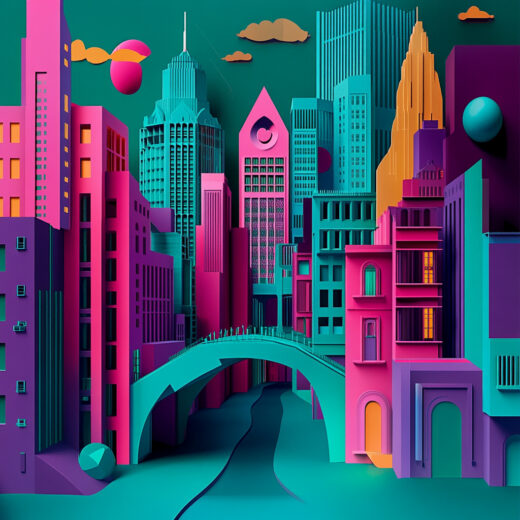 sref 832 | a city
