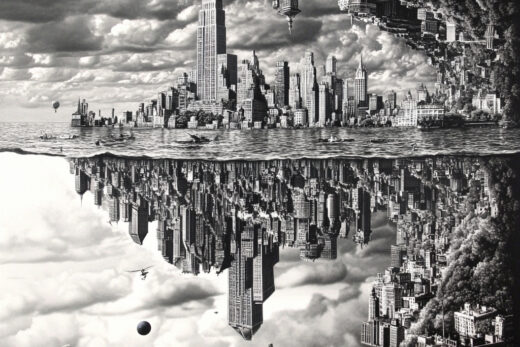 sref 842 | a city