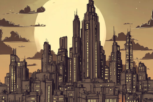sref 844 | a city
