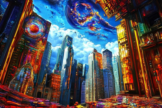 sref 845 | a city
