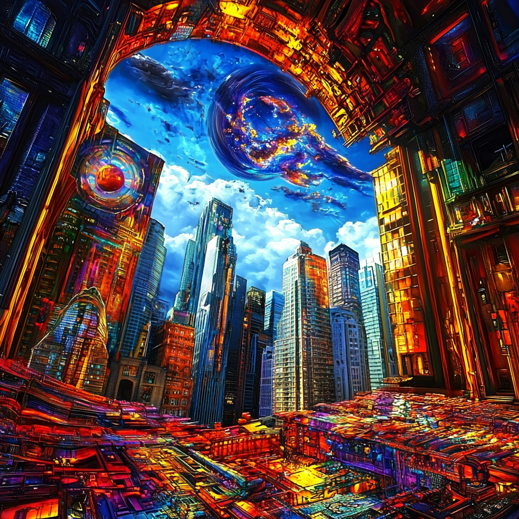 sref 845 | a city