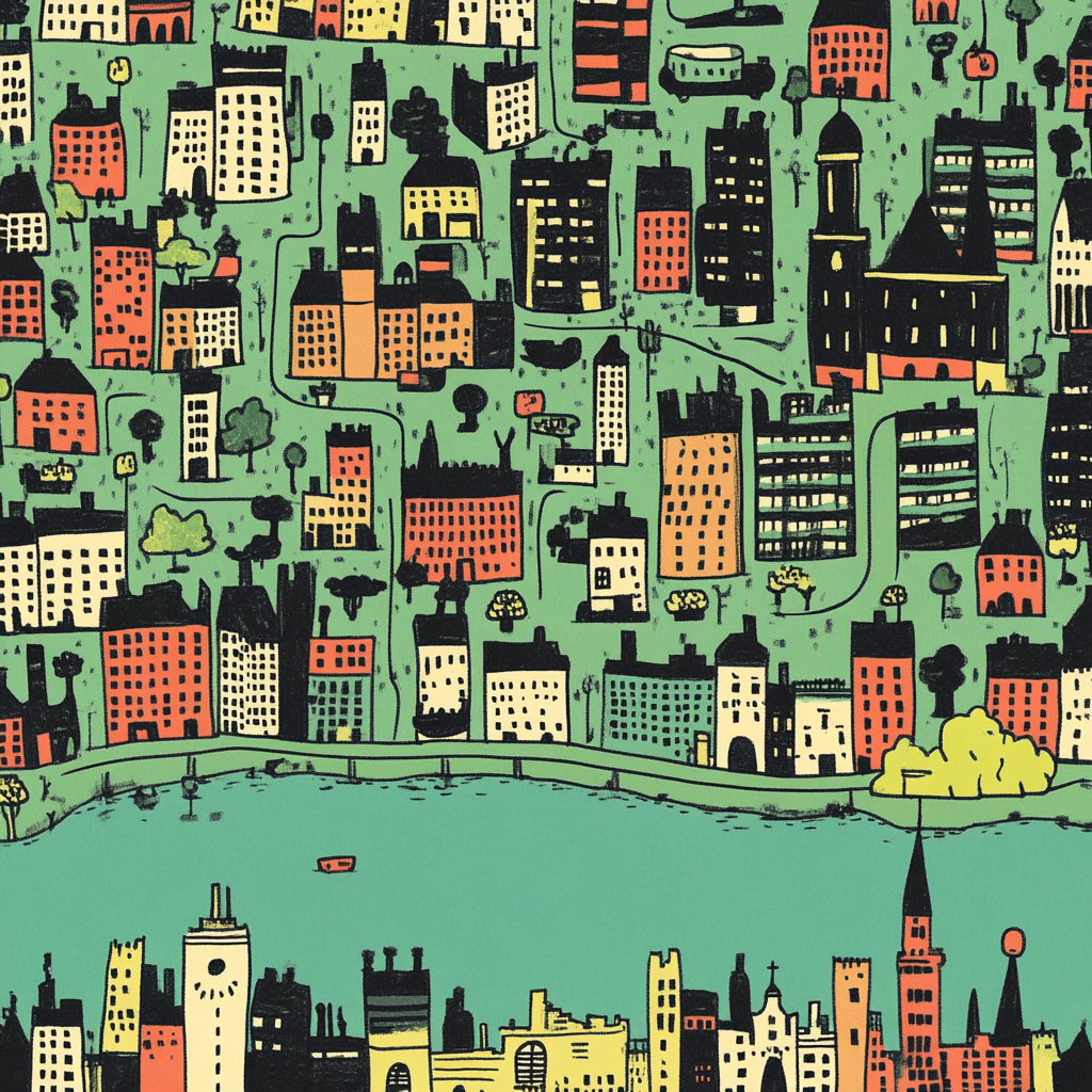 sref 847 | a city