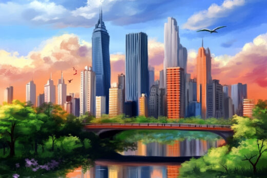 sref 851 | a city