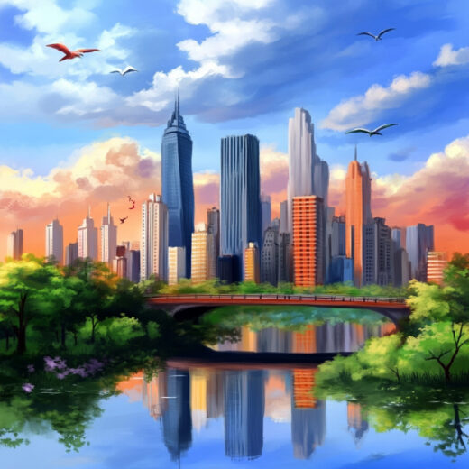 sref 851 | a city