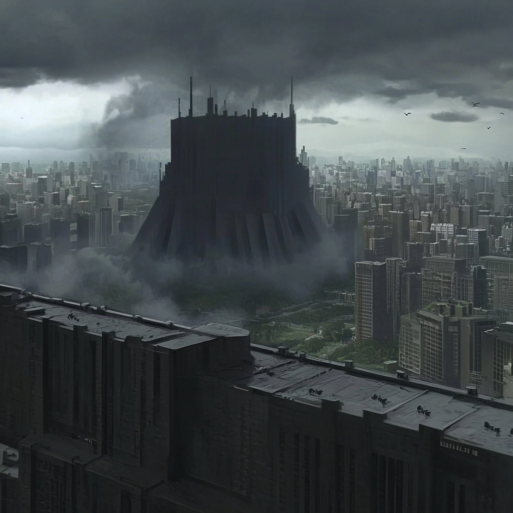 sref 854 | a city
