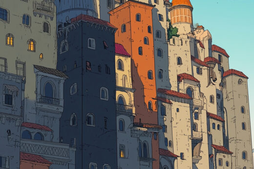 sref 856 | a city