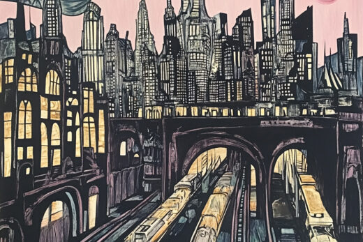sref 858 | a city