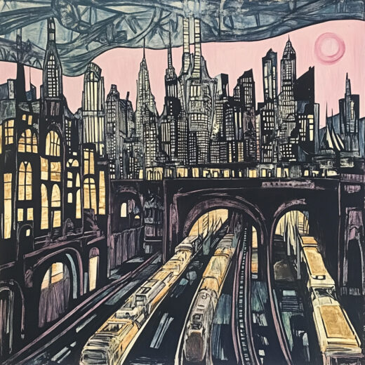 sref 858 | a city