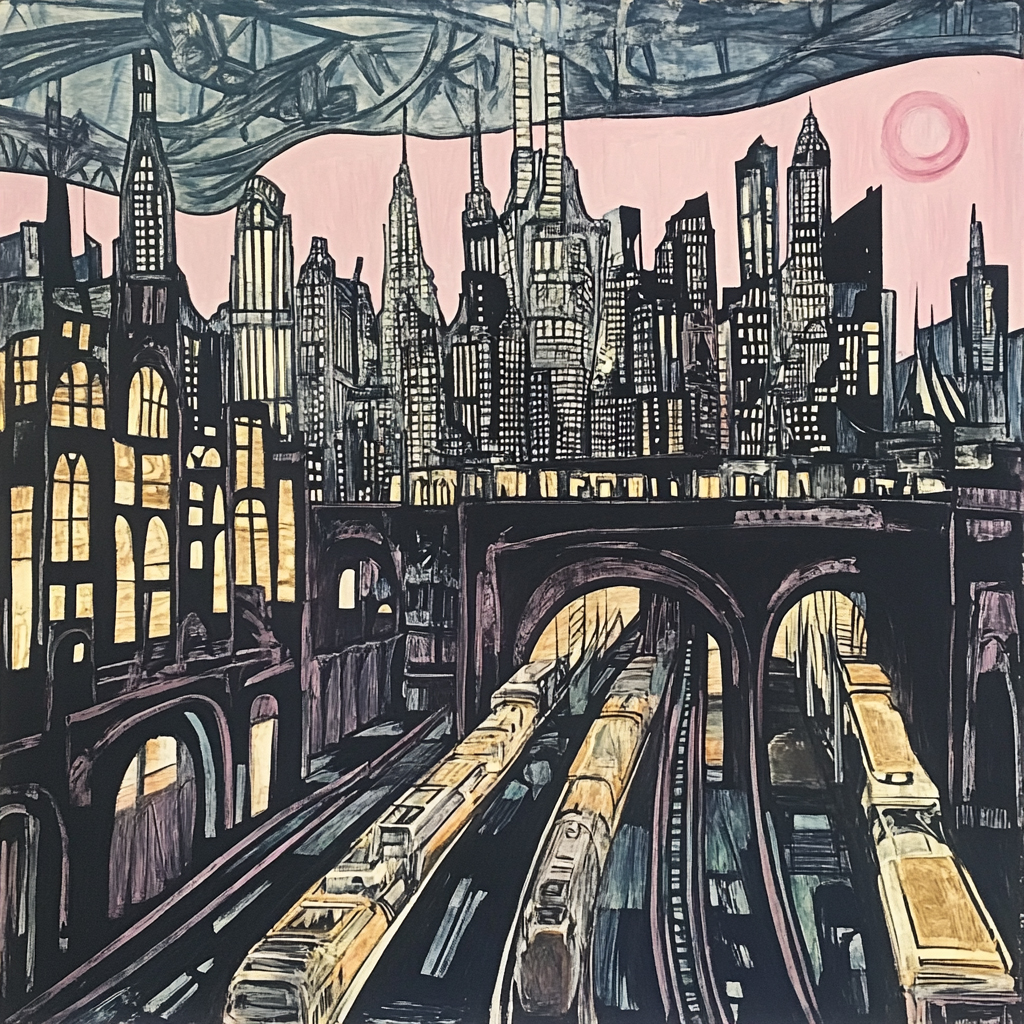 sref 858 | a city