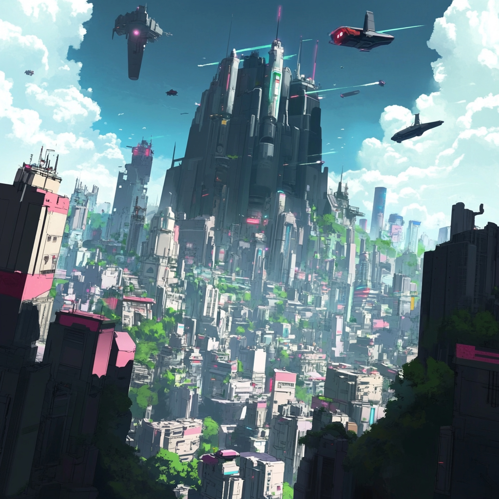 sref 862 | a city