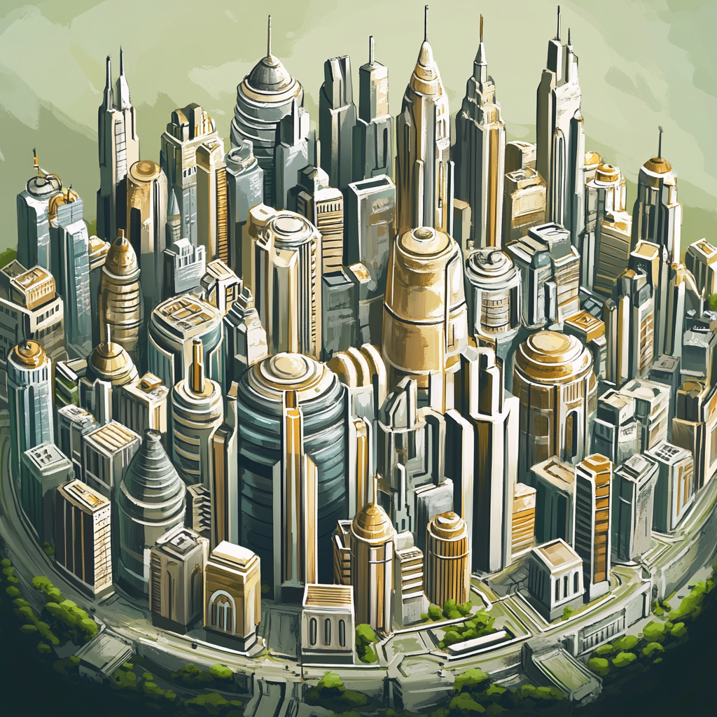 sref 86 | a city