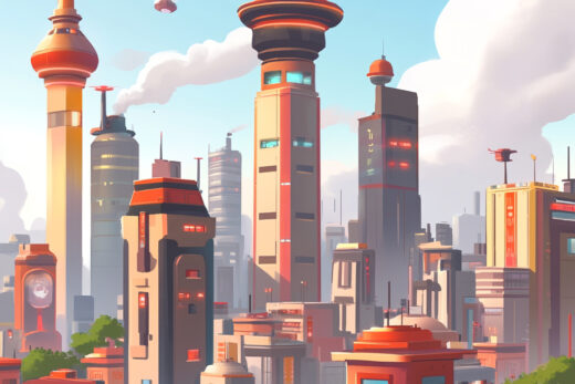 sref 873 | a city