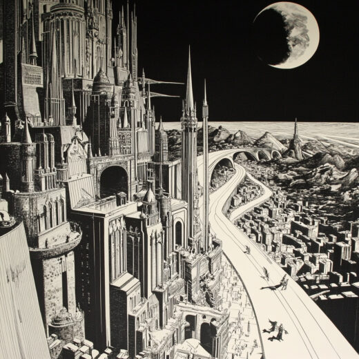 sref 874 | a city