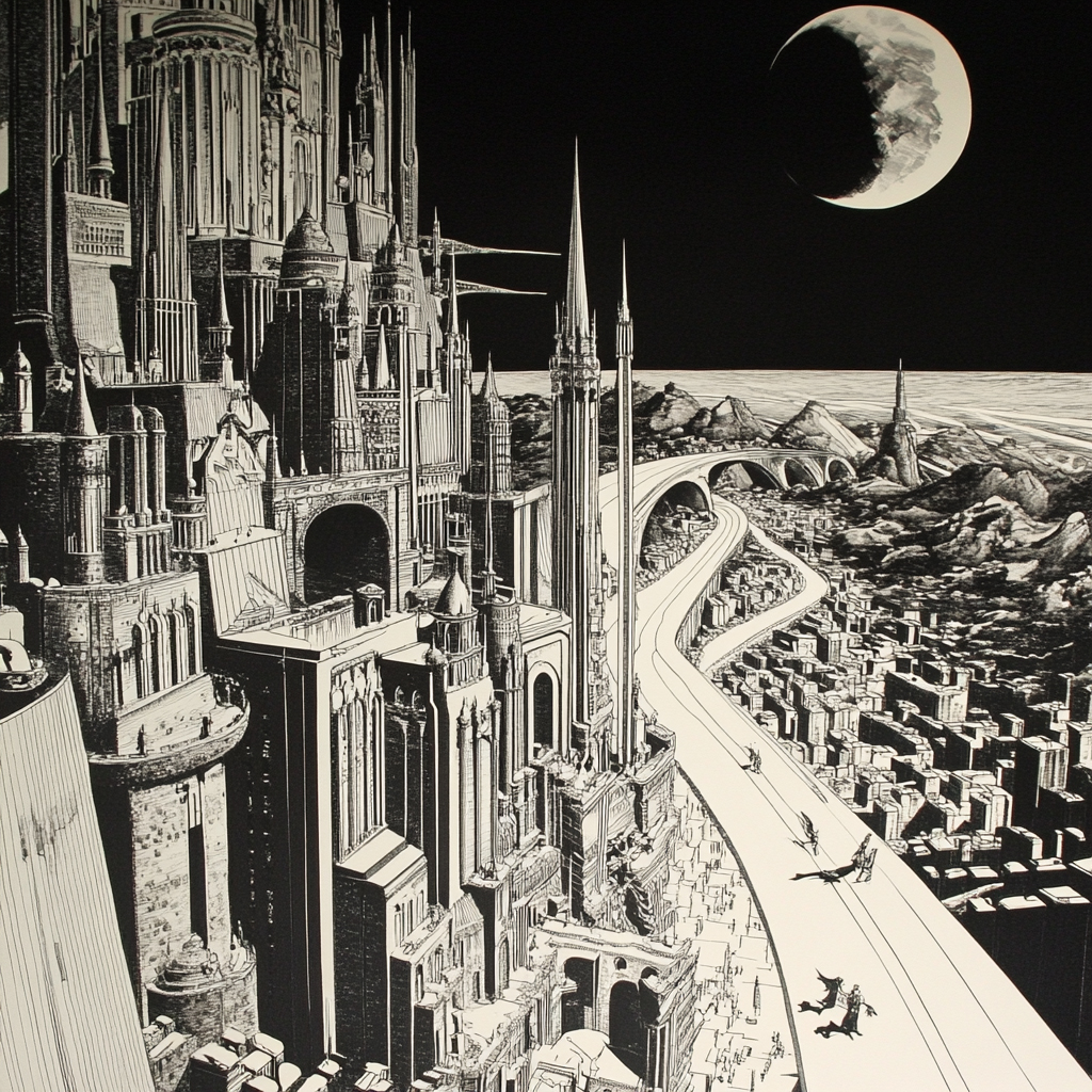 sref 874 | a city