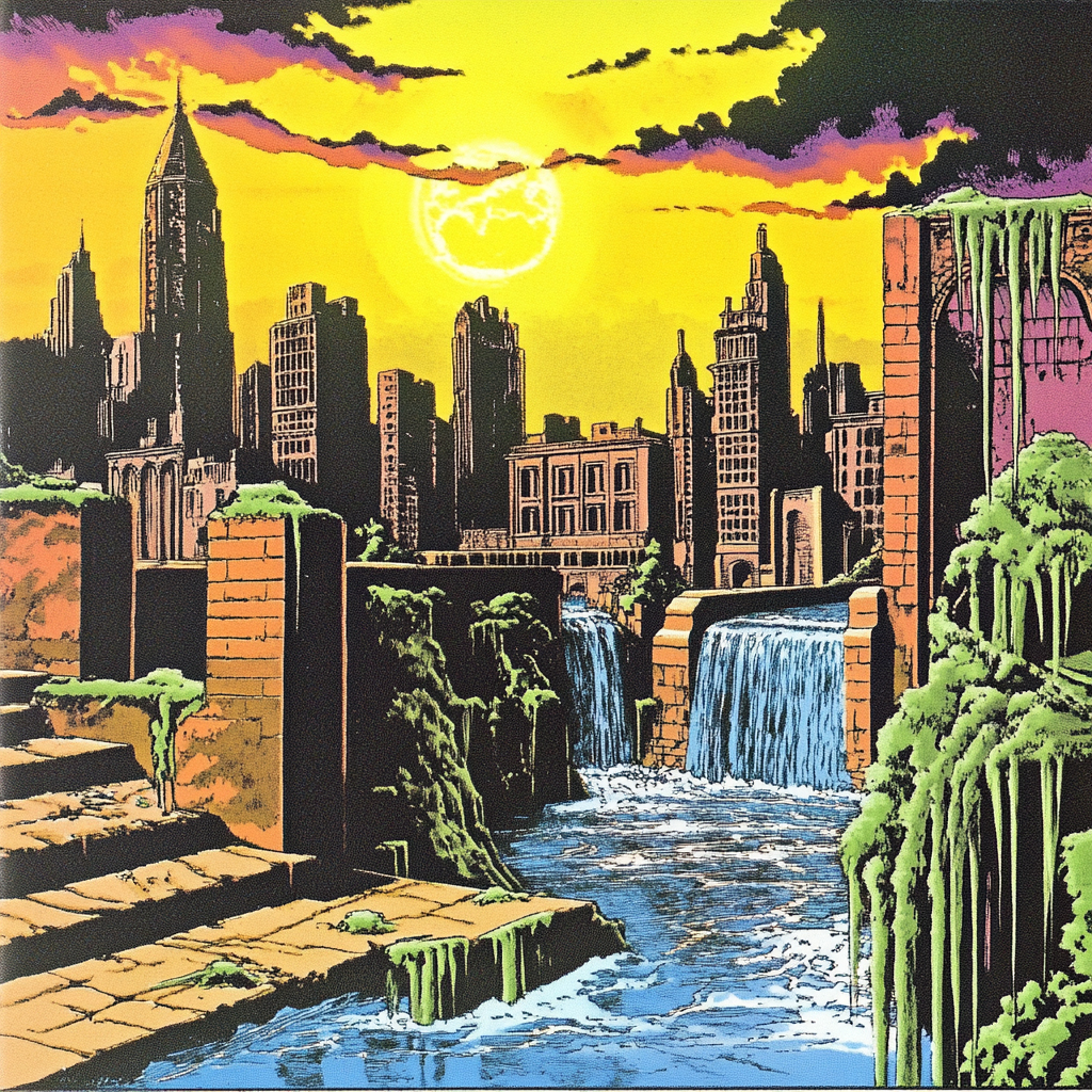 sref 875 | a city