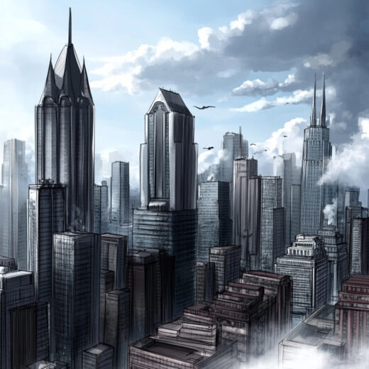 sref 877 | a city