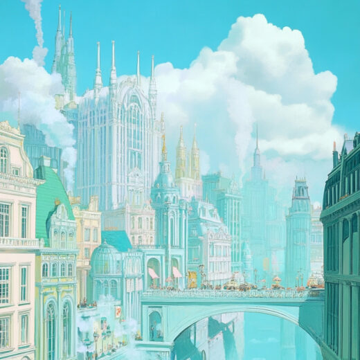 sref 885 | a city