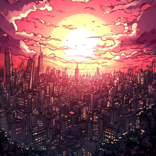 sref 896 | a city