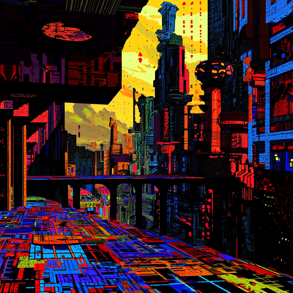 sref 898 | a city