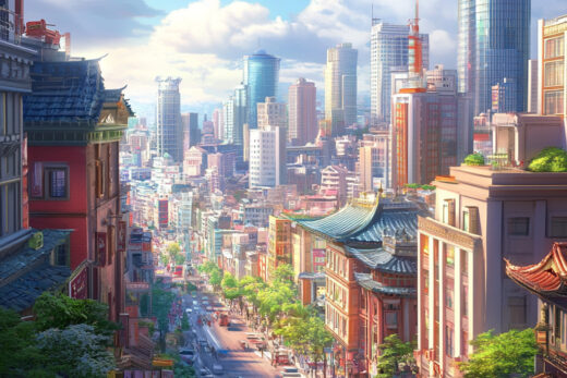 sref 908 | a city