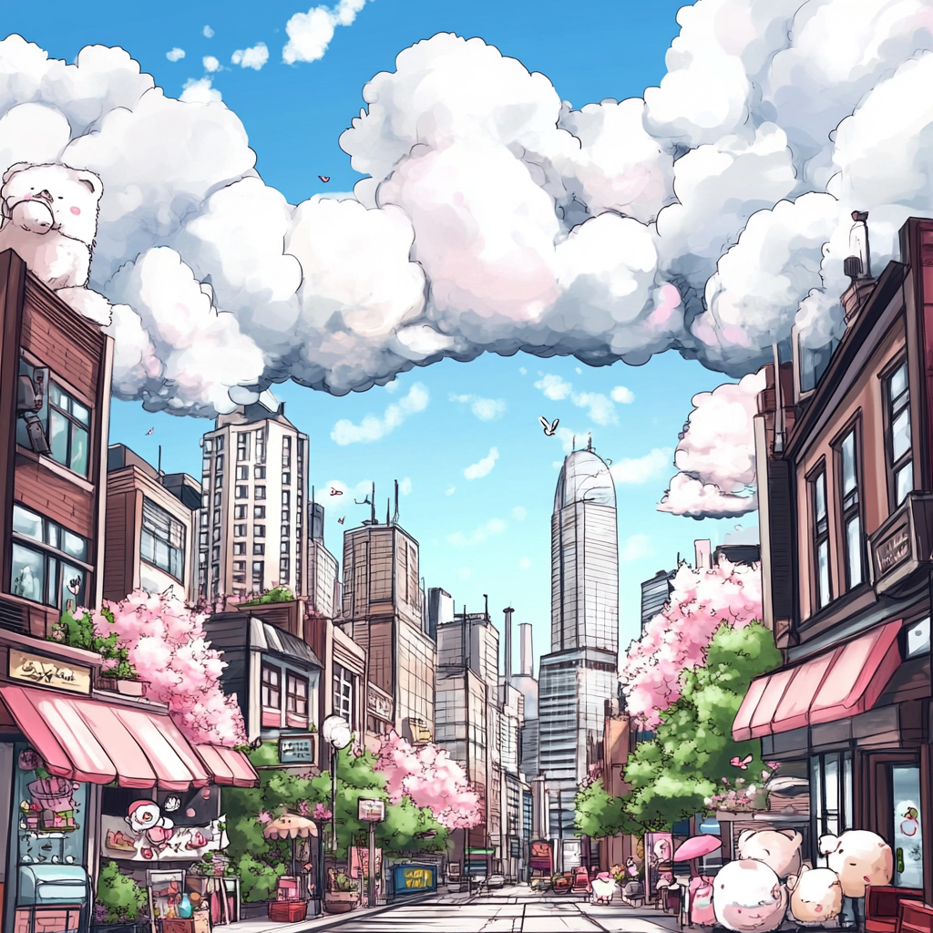 sref 914 | a city