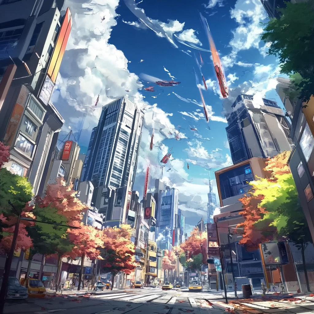 sref 915 | a city