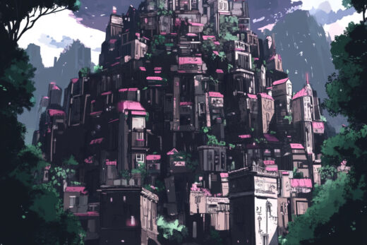 sref 917 | a city