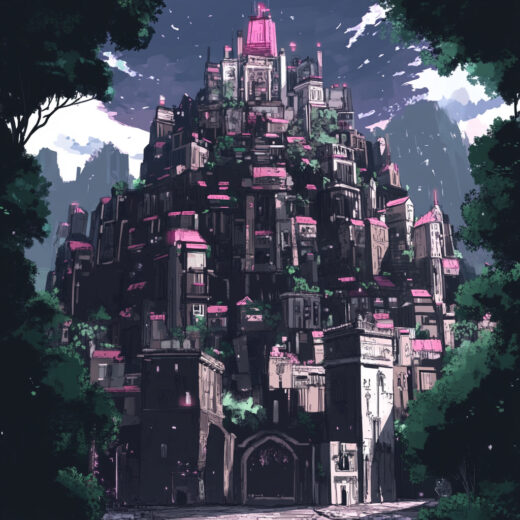 sref 917 | a city