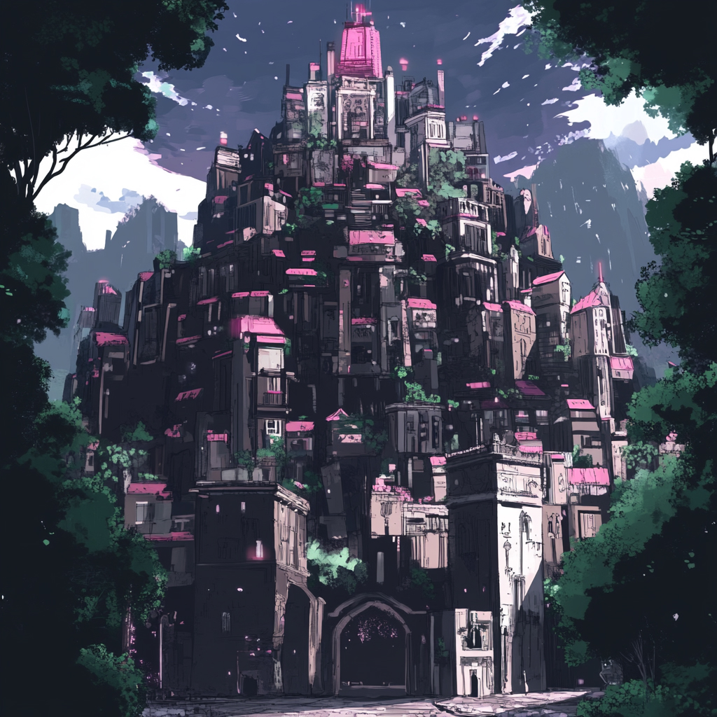 sref 917 | a city