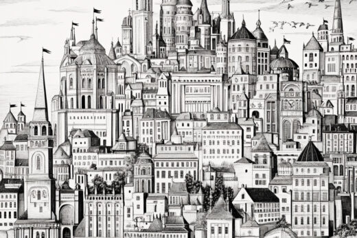 sref 918 | a city