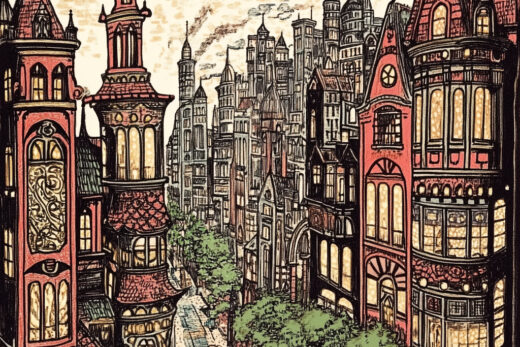 sref 929 | a city
