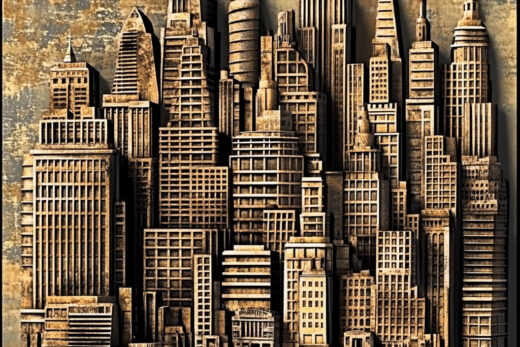 sref 931 | a city