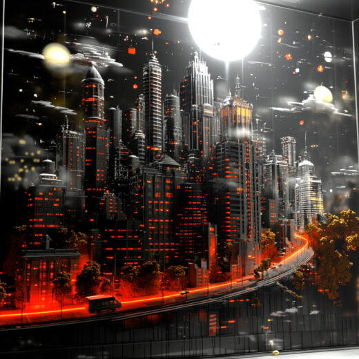 sref 932 | a city