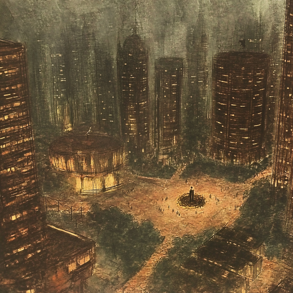 sref 941 | a city